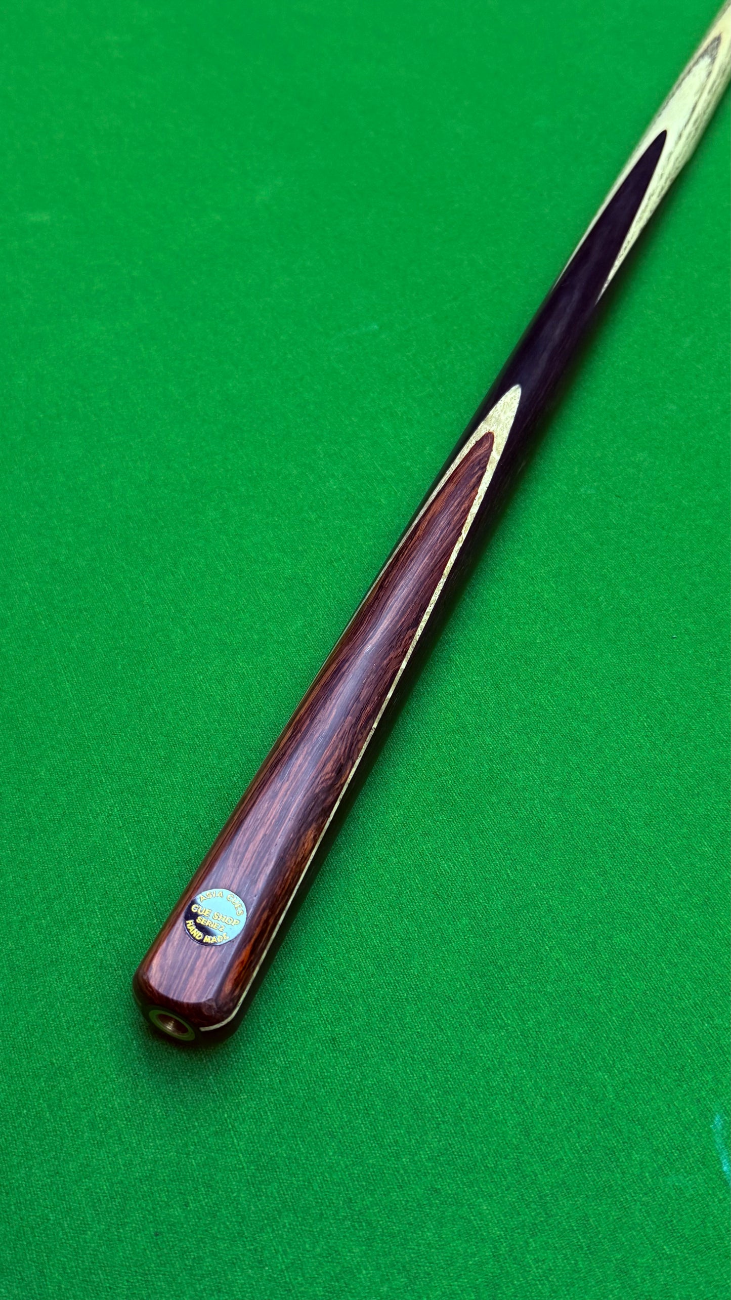 ASIA Cue serie 2 –Handmade Ash Snooker Cue – 58.1” / 9.55mm Tip / 18oz | CueShop Morocco