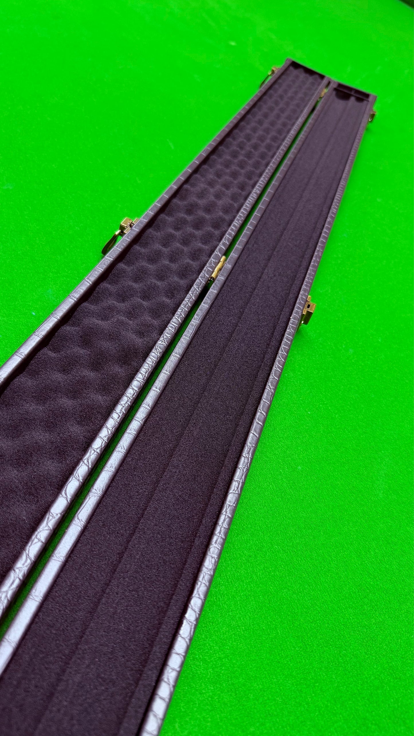 Pochette en Cuir Noir Premium pour Queue de Snooker – 3/4 Pièces | CueShop Maroc