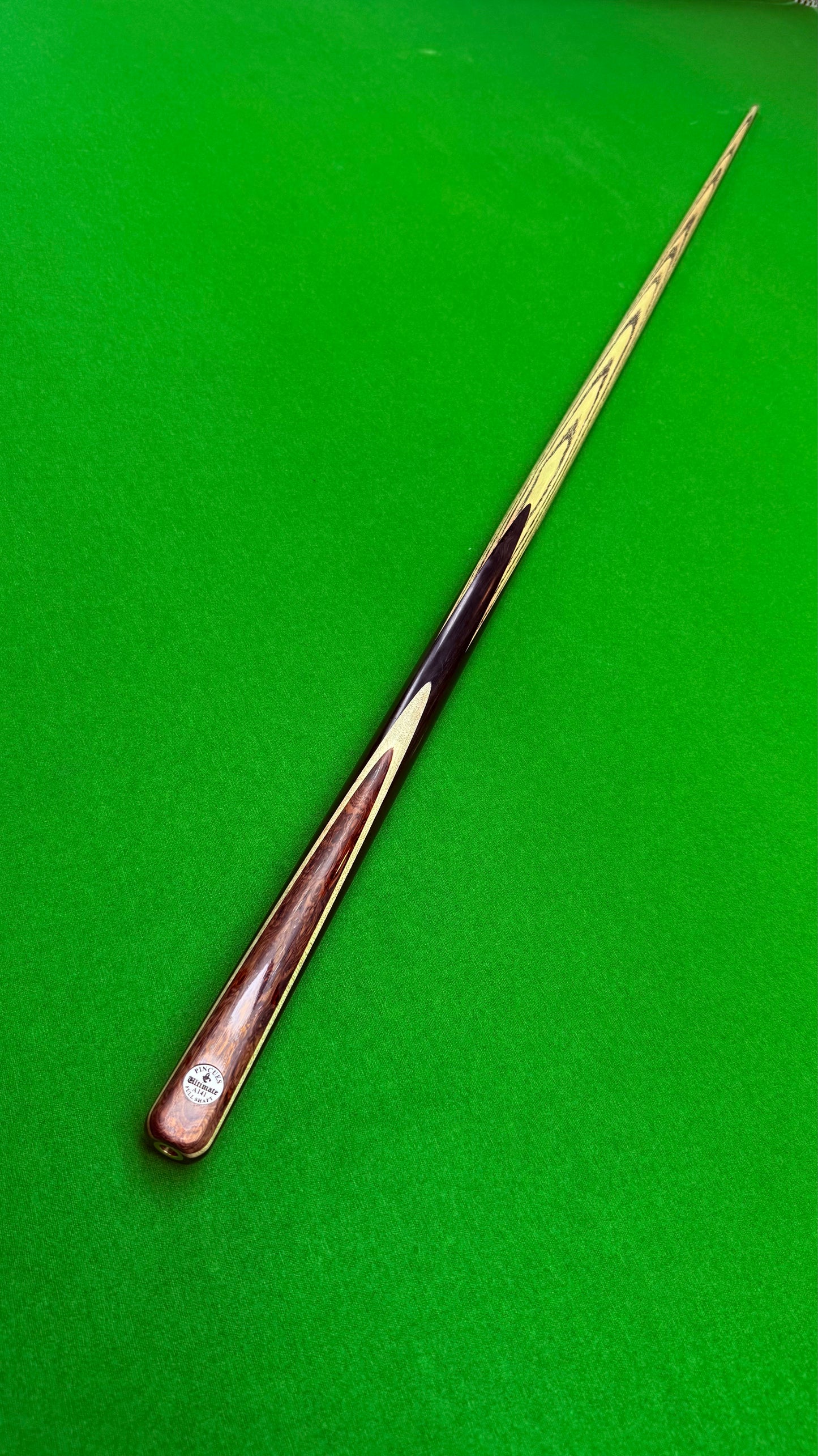 PinCue Ultimate – Queue Artisanale de Snooker en Frêne – 58 Pouces / Embout 9,3 mm / 18 oz | CueShop Maroc
