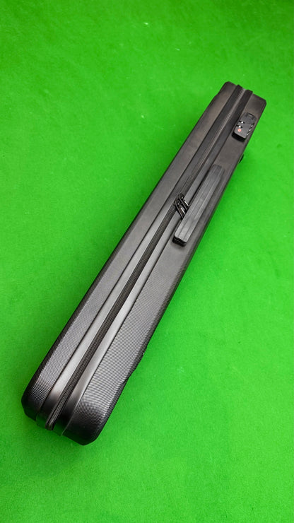 Black Hard Cue Case 1/2 – Protective Cue Storage Case