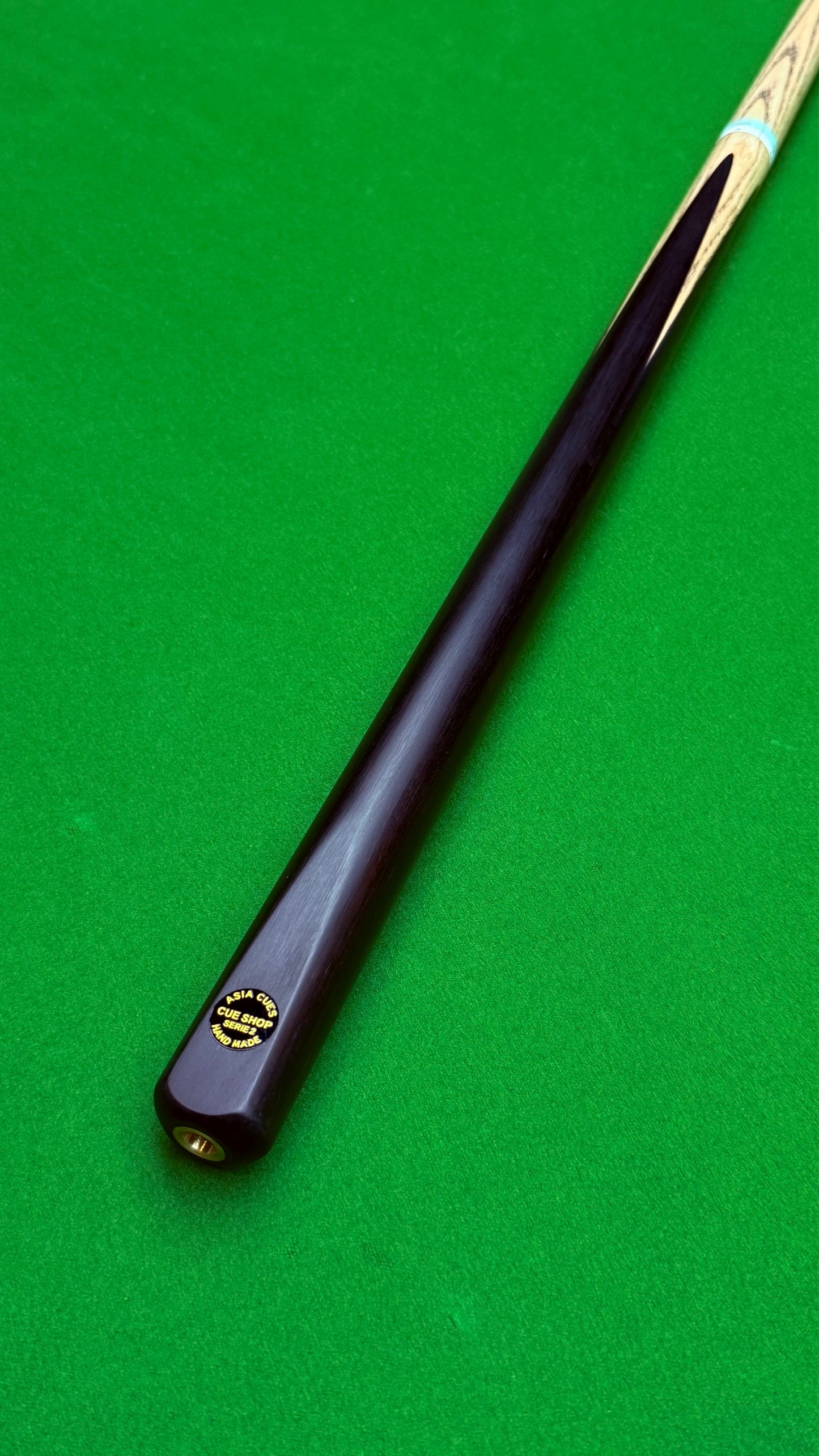 ASIA Cue SERIE 2– Handmade Ash Snooker Cue – 58” / 9.4 mm Tip / 18 oz | CueShop Morocco