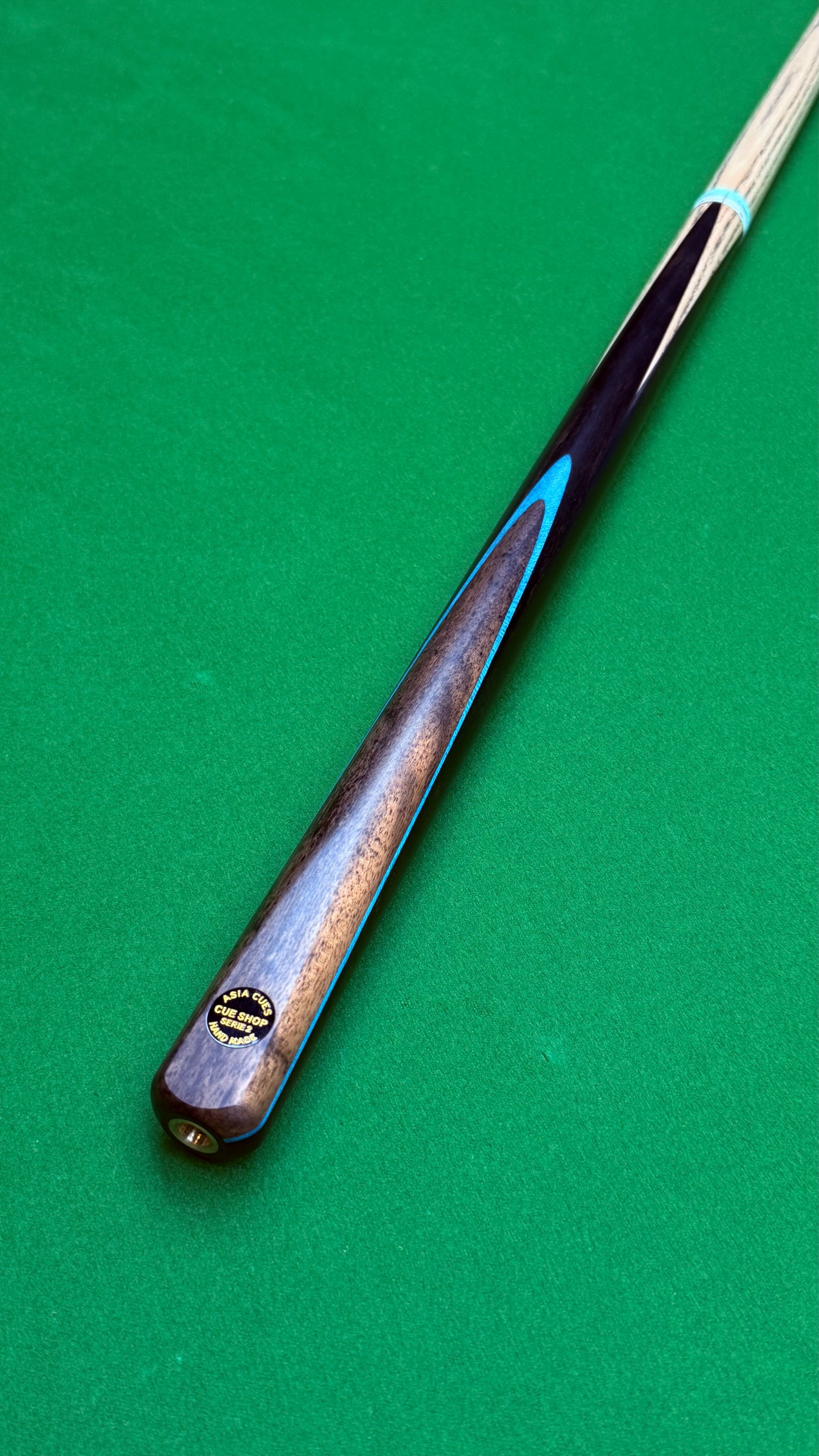 ASIA Cue SERIE 2 – Handmade Ash Snooker Cue – 58” / 9.4 mm Tip / 18 oz | CueShop Morocco