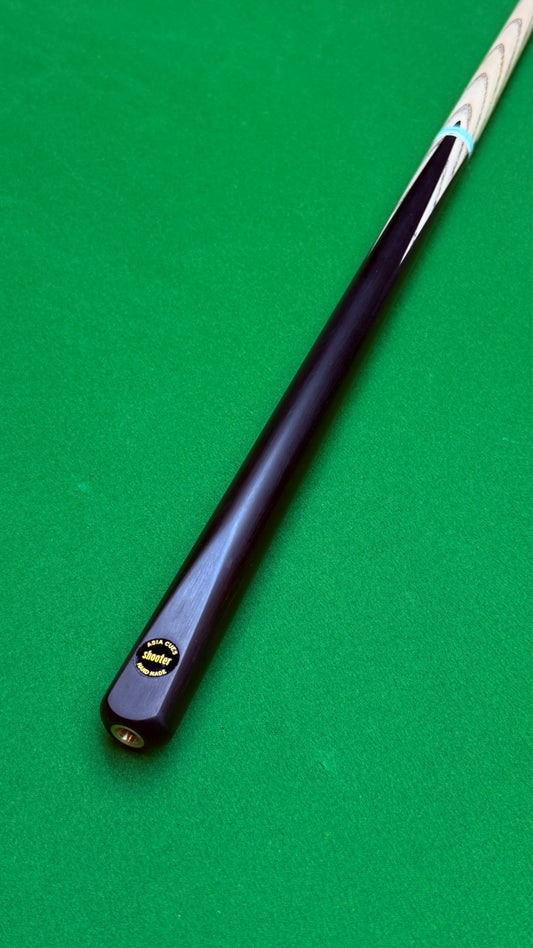 ASIA Cue SHOOTER – Handmade Ash Snooker Cue – 58” / 8.5 mm Tip / 17 oz | CueShop Morocco