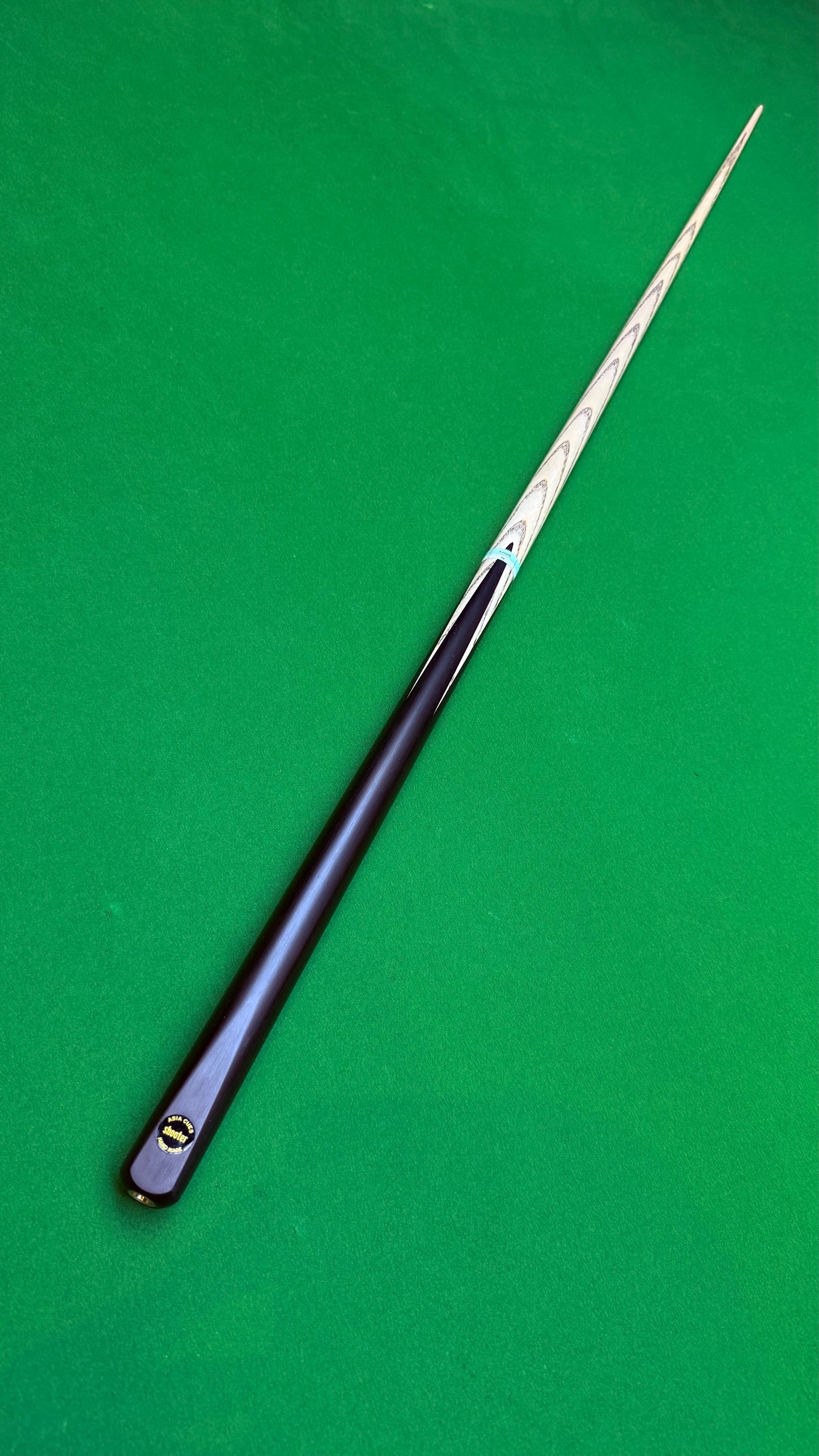 ASIA Cue SHOOTER – Handmade Ash Snooker Cue – 58” / 8.5 mm Tip / 17 oz | CueShop Morocco