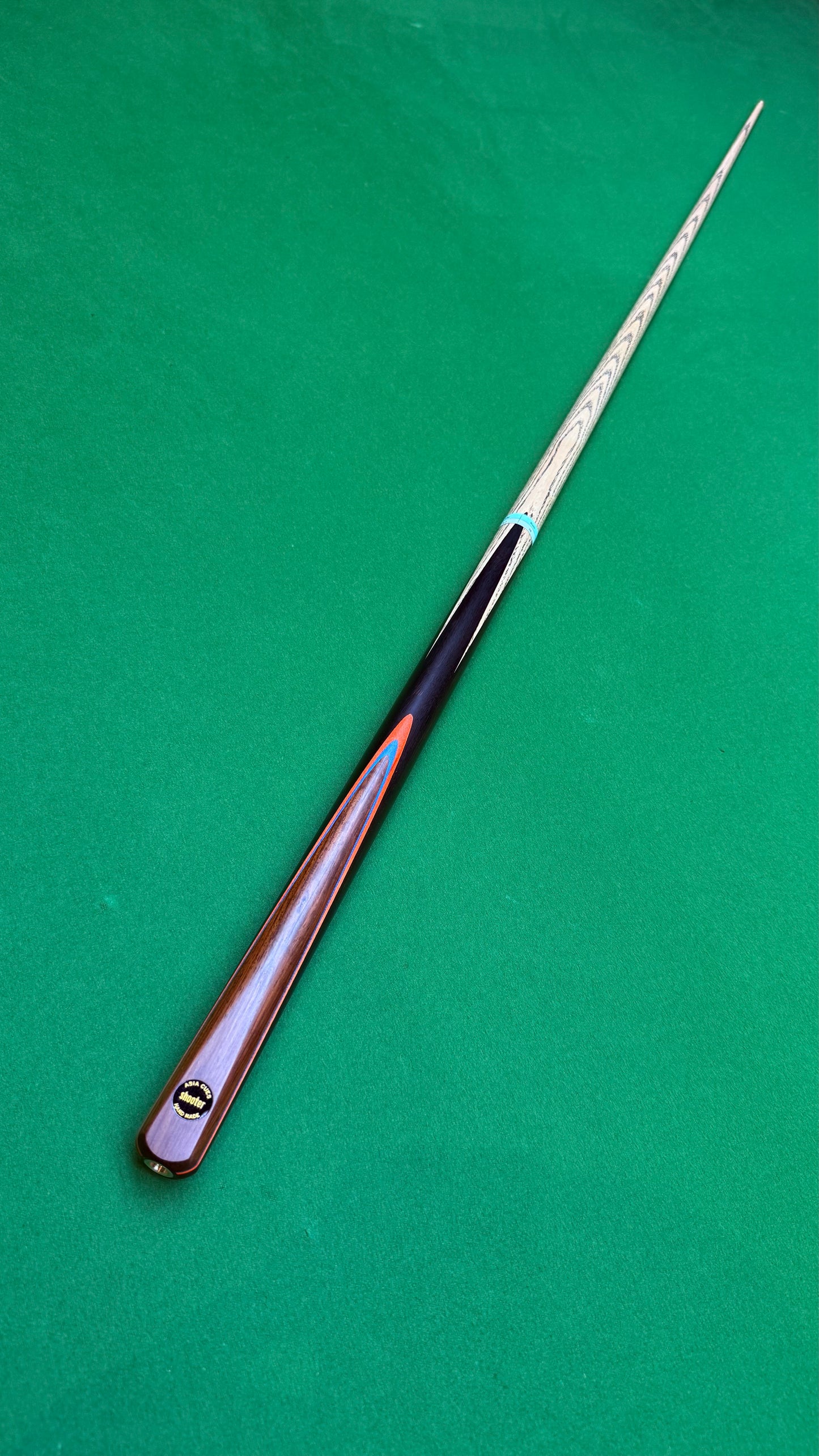 ASIA Cue SHOOTER – Handmade Ash Snooker Cue – 58” / 8.5 mm Tip / 18 oz | CueShop Morocco