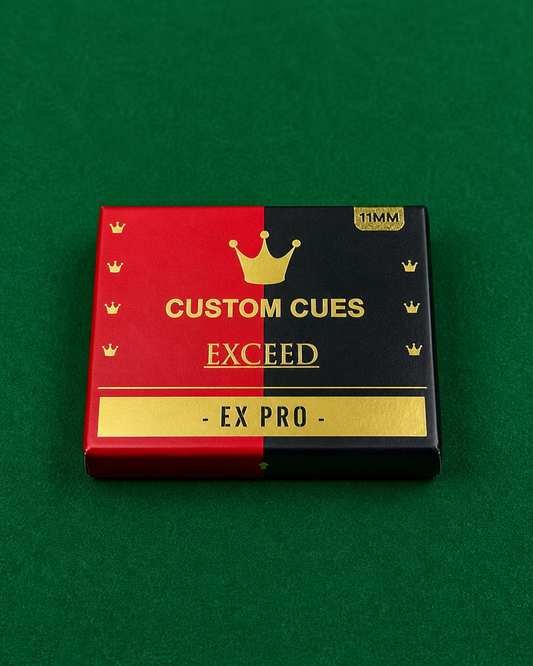 Triple Crown EXCEED PRO Pressed Tip – Firm – Cue Tip Snooker High Performance
