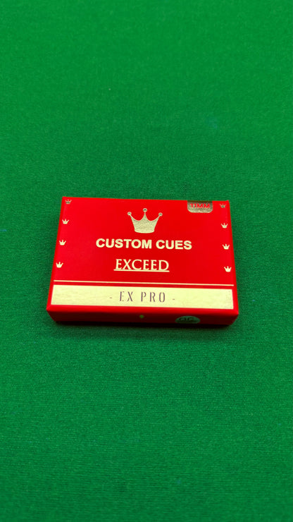 Exceed Pro Red Series Tip By Custom Cues-Cueshop Morocco