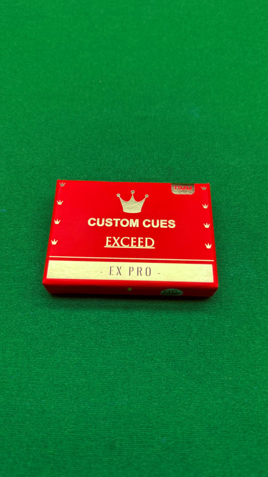 Exceed Pro Red Series Tip By Custom Cues-Cueshop Morocco