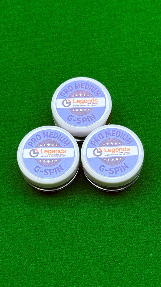 Legends G-Spin Medium -Premium Billiards tips | CueShop Morocco