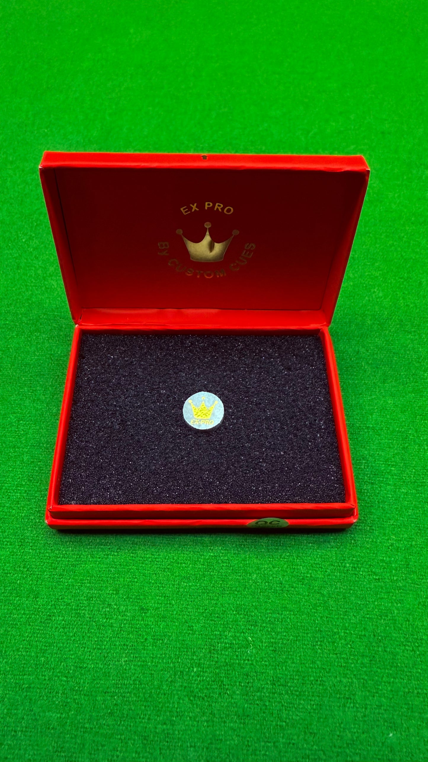 Exceed Pro Red Series – Embout Professionnel de Queue Snooker & Billard par Custom Cues | CueShop Maroc