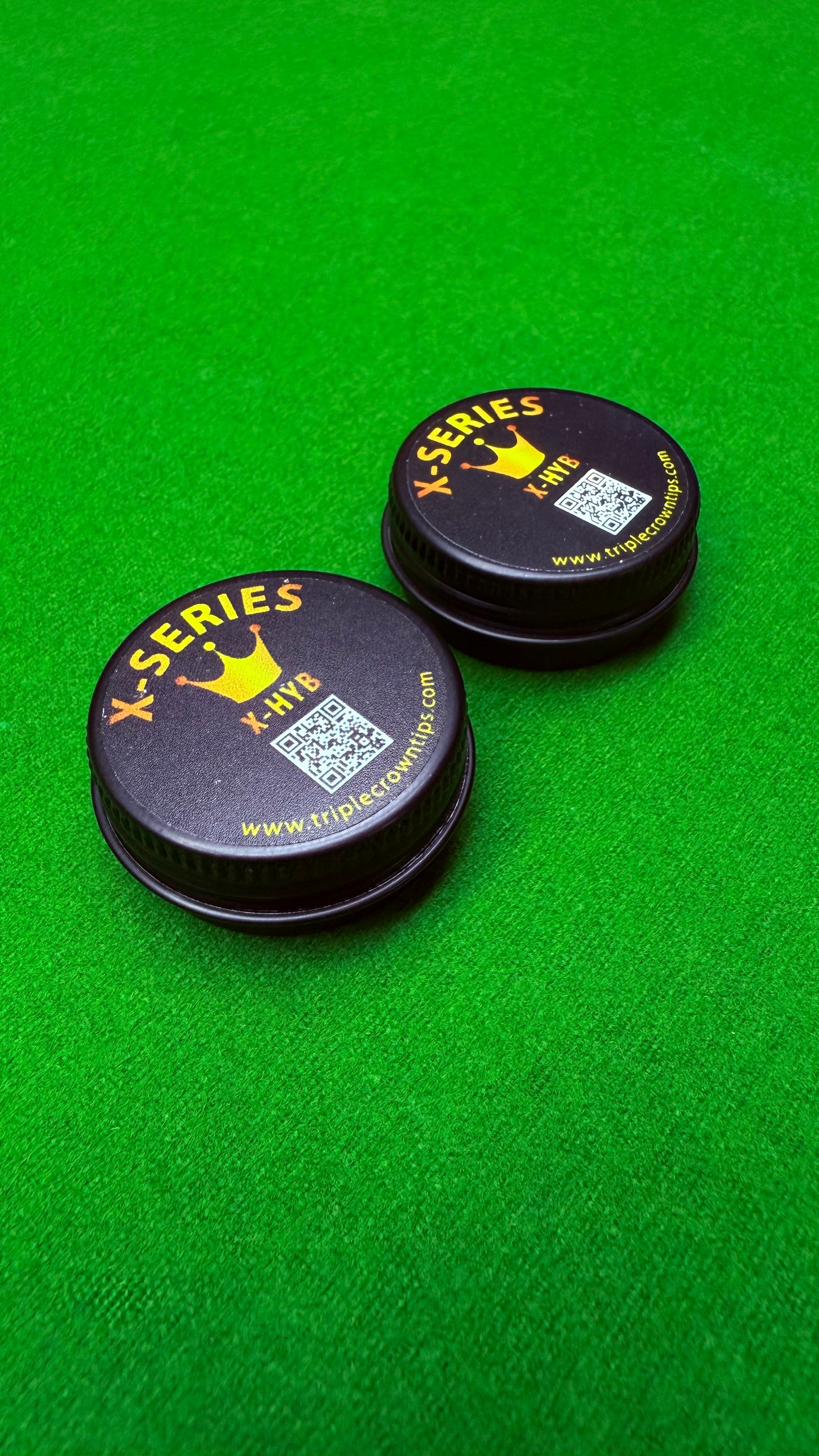 Triple Crown X-SERIES Hybrid Professional Snooker & Pool Cue Tips – Premium Billiards Accessories | CueShop Morocco