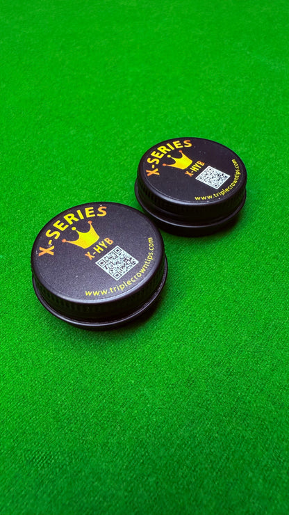 Triple Crown X-SERIES Hybrid Professional Snooker & Pool Cue Tips – Premium Billiards Accessories | CueShop Morocco