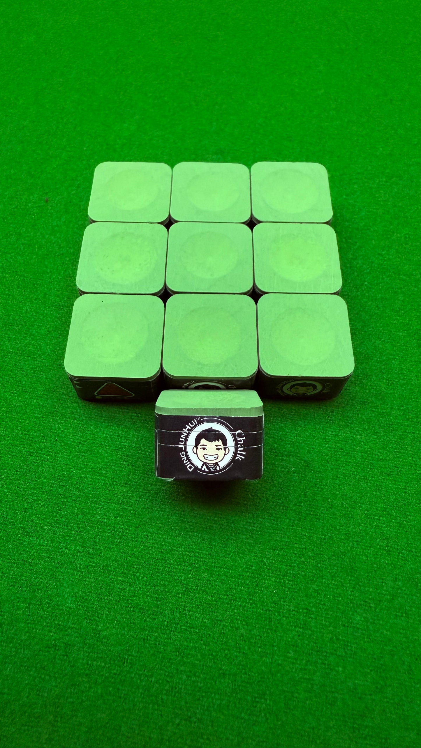 Ding Green Snooker Chalk – Premium Billiards Chalk | CueShop Morocco