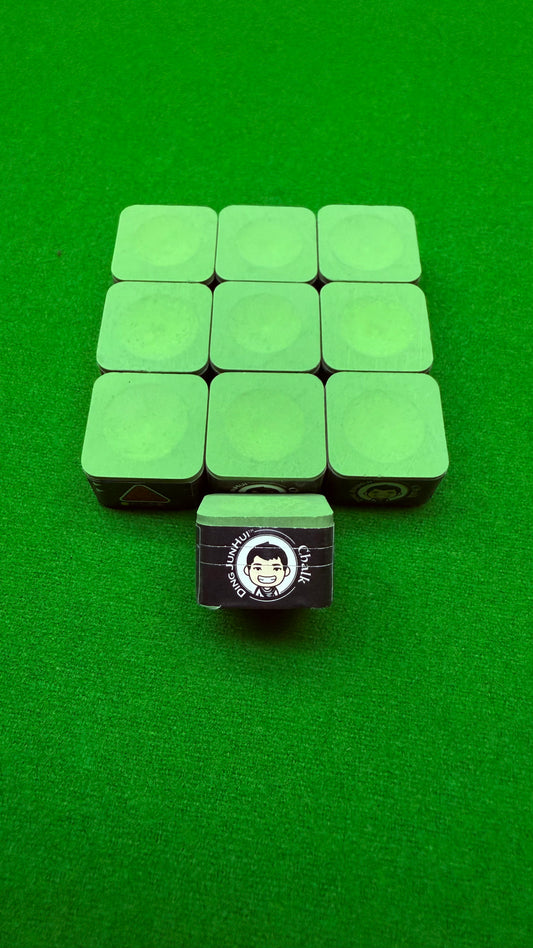 Ding Green Snooker Chalk – Premium Billiards Chalk | CueShop Morocco