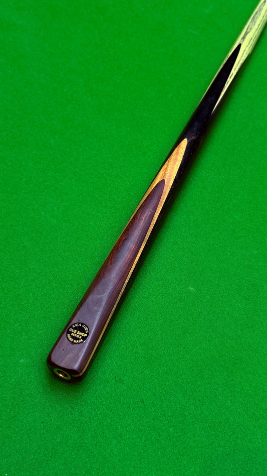 Asia Cue SERIE 2 – Handmade Ash Snooker Cue – 57.5” / 9.5 mm Tip / 18 oz | CueShop Morocco