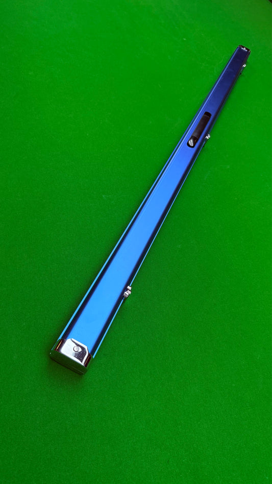 Pochette Bleu Clair Premium pour Queue de Snooker – 1 Pièce / 2 Compartiments | CueShop Maroc
