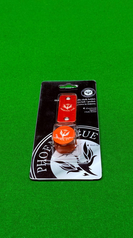 orange Magnetic Chalk Holder for Snooker & Pool Cues – CueShop Morocco