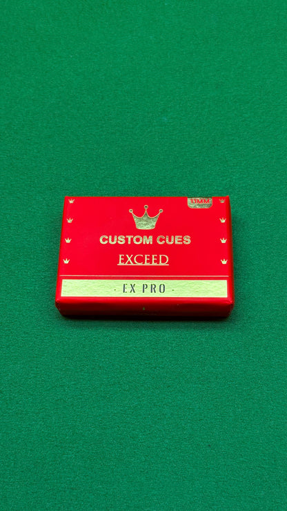 Triple Crown EXCEED PRO Pressed Tip – Firm – Cue Tip Snooker High Performance