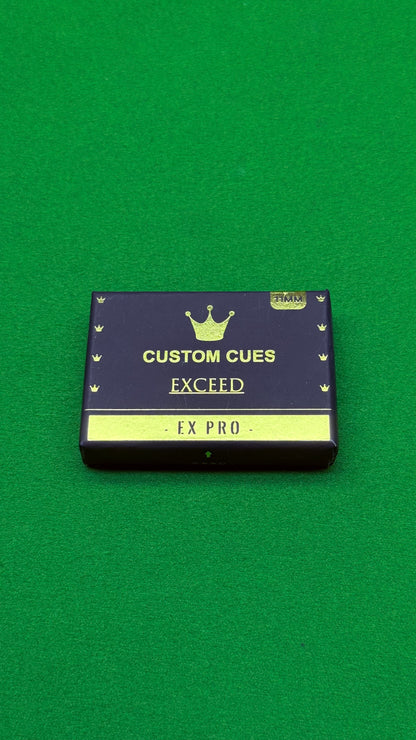 Triple Crown EXCEED PRO Pressed Tip – Firm – Cue Tip Snooker High Performance