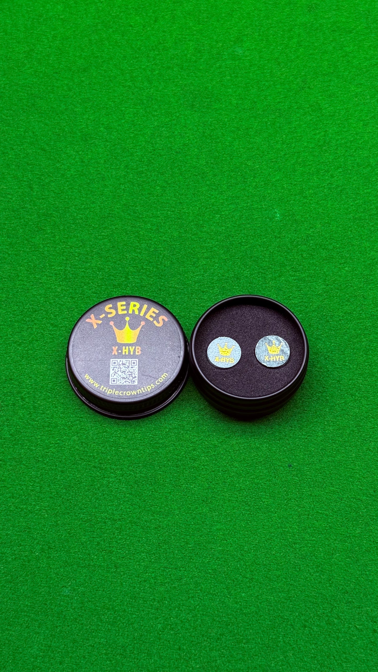 Triple Crown X-Series Hybrid – Embouts Professionnels de Queue pour Snooker & Billard – Accessoires Premium | CueShop Maroc