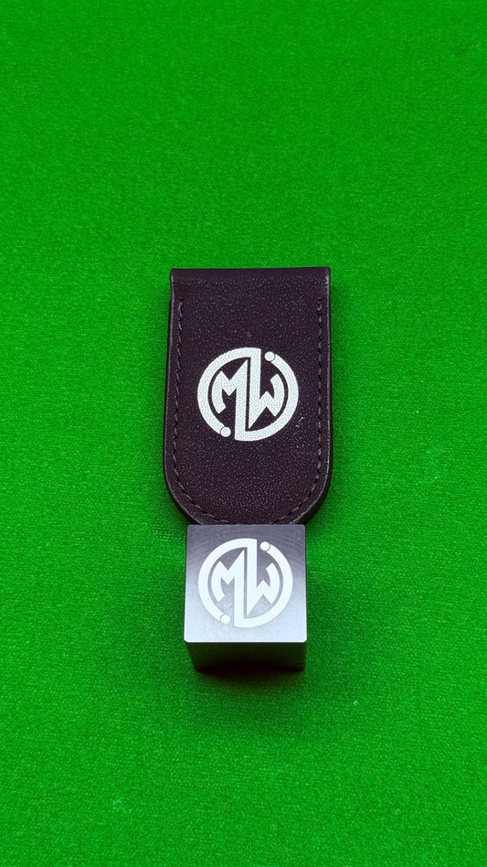 Mark Williams Magnetic Chalk clips  black square for Snooker & Pool Cues – CueShop Maroc