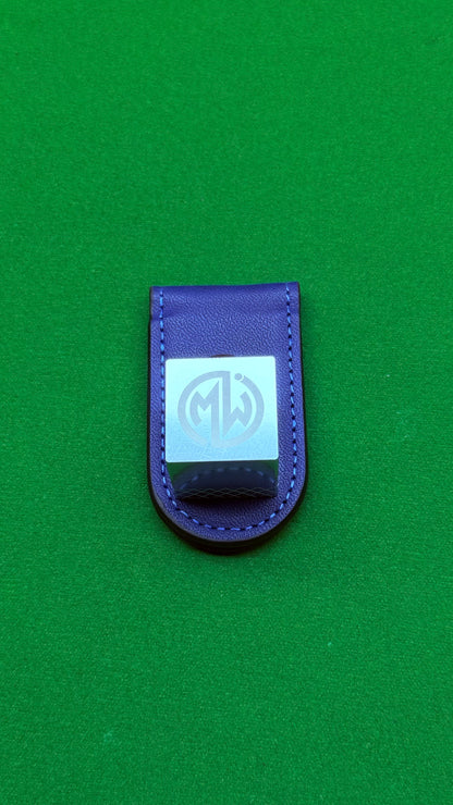 Mark Williams Magnetic Chalk clips  blue square for Snooker & Pool Cues – CueShop Maroc