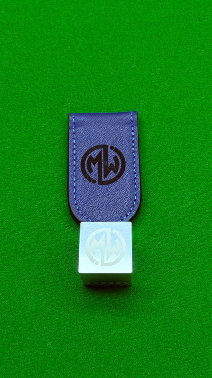 Mark Williams Magnetic Chalk clips  blue square for Snooker & Pool Cues – CueShop Maroc