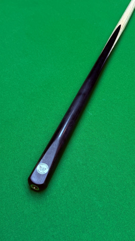 Unique black classic n°140– Handmade Ash Snooker Cue – 58” / 9.5mm Tip / 18oz | CueShop Morocco