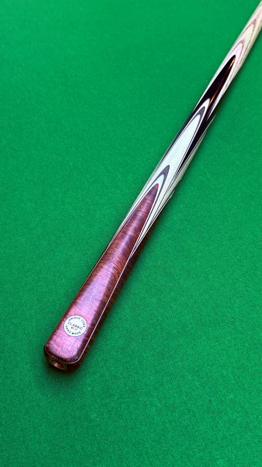 Unique Cue – Handmade Ash pool Cue – 58” / 8.2 mm Tip / 17.6 oz | CueShop Morocco